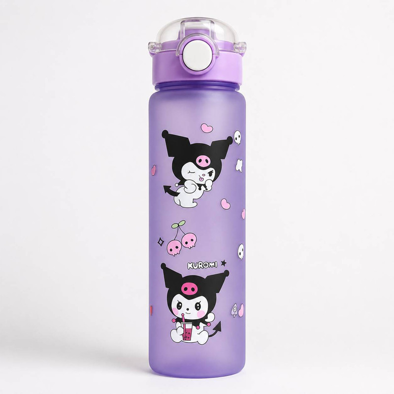 قمقمه کودک مدل Kuromi طرح فانتزی گنجایش 0.8 لیتر