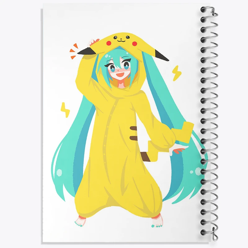 دفتر شطرنجی 50 برگ خندالو مدل بازی پوکمون (pokemon) کد 32735