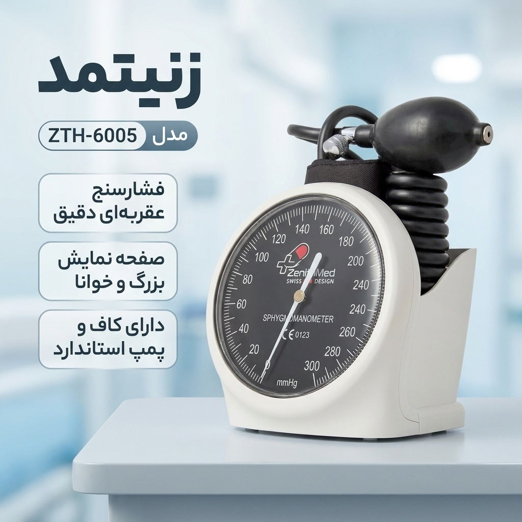 فشارسنج عقربه ای زنیت مد مدل ZTH-6005