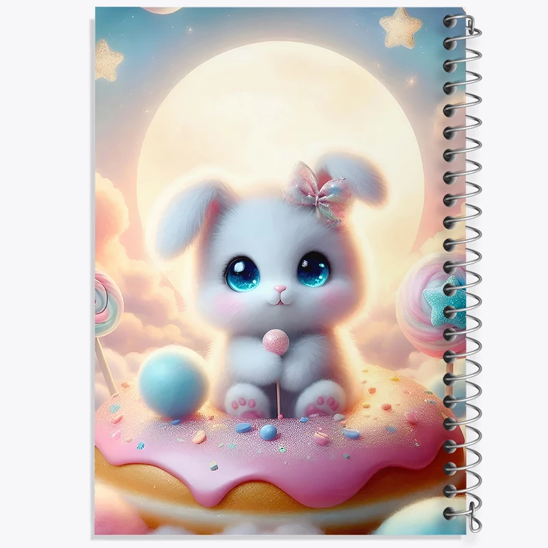 دفتر لیست خرید 50 برگ خندالو طرح خرگوش کیوت کد F5360