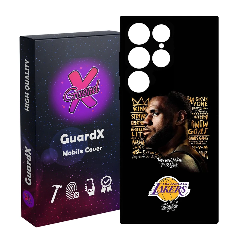 کاور گارد ایکس طرح Lebron James مدل Glass10120 مناسب برای گوشی موبایل سامسونگ Galaxy S24 Ultra