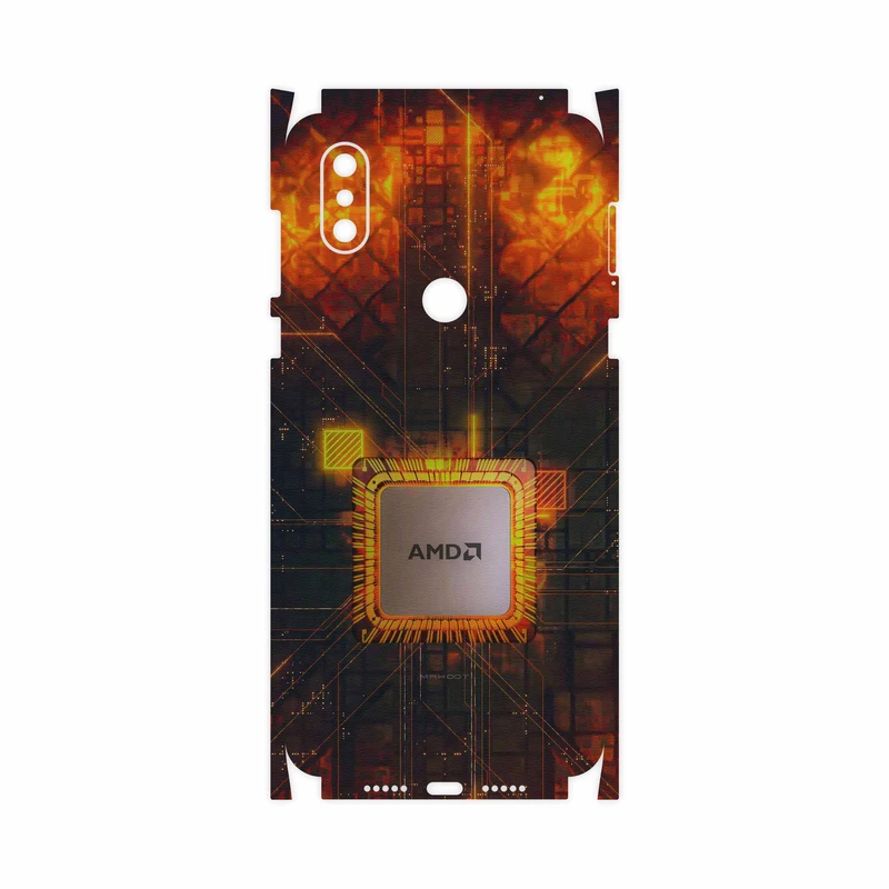 برچسب پوششی ماهوت مدل AMD Brand-FullSkin مناسب برای گوشی موبایل شیائومی Mi Mix 3