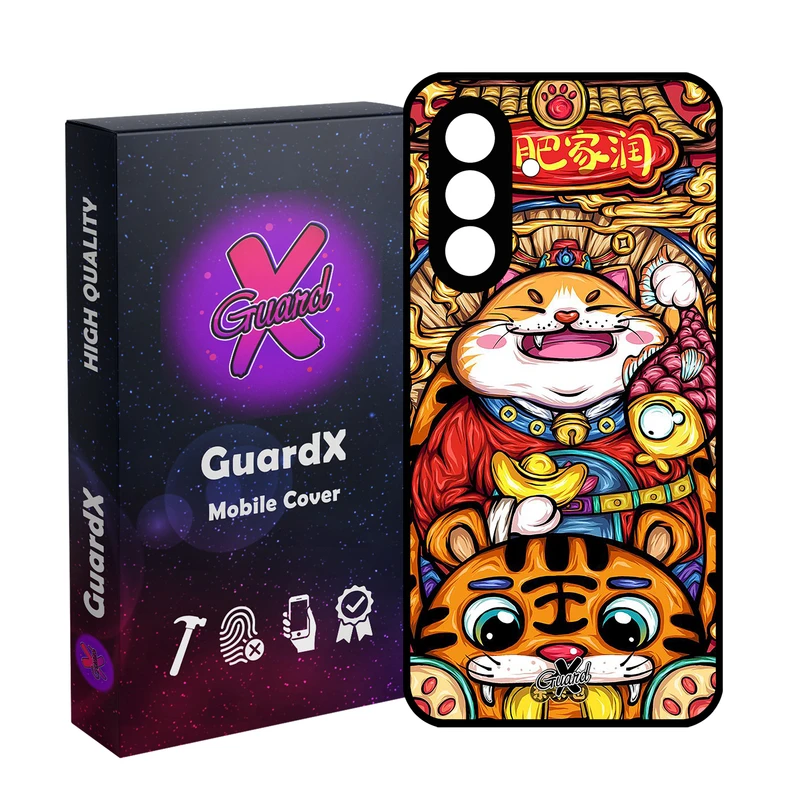 کاور گارد ایکس طرح گربه مدل 10440 مناسب برای گوشی موبایل سامسونگ Galaxy S25 FE