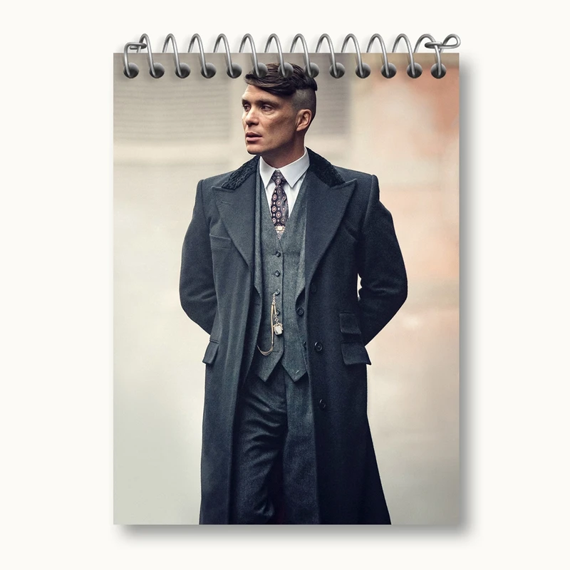 دفتر یادداشت 50 برگ خندالو مدل سریال پیکی بلایندرز Peaky Blinders کد 3205