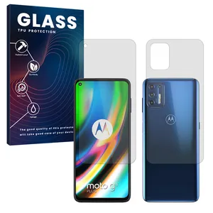 Glass Resistant model matte Screen Protector Suitable for Motorola Moto G9 Plus Mobile Phone Comes with a back protector