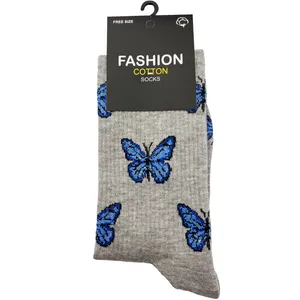 جوراب ساق بلند مدل Butterfly