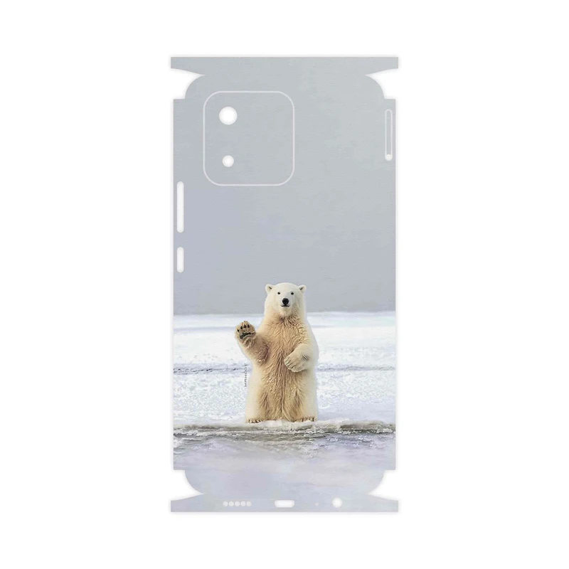 برچسب پوششی ماهوت مدل Polar_bear-FullSkin مناسب برای گوشی موبایل آنر X5