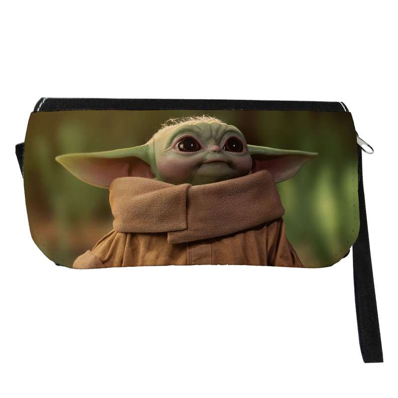 جامدادی مدل دوزیپ طرح بیبی یودا کد NI1119