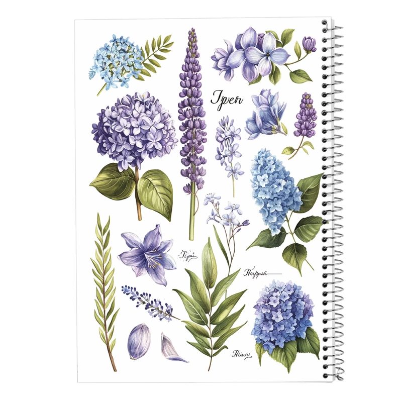 دفتر ژورنال نویسی 50 برگ مدوپد مدل نقطه ای طرح گل کد DF13849