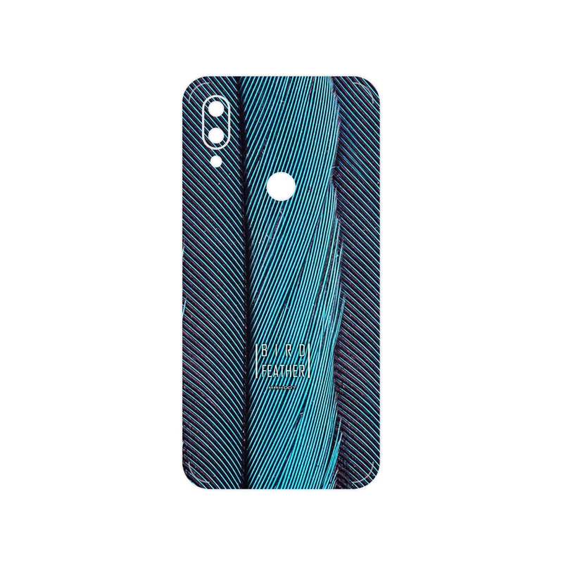 برچسب پوششی ماهوت مدل Turquoise feathers مناسب برای گوشی موبایل شیائومی Redmi 7