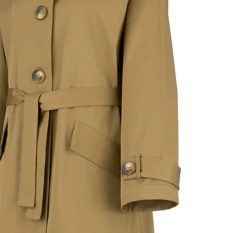 بارانی زنانه سرژه کد 228143 رنگ شتری