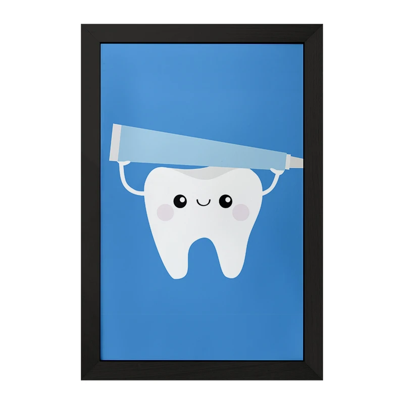 تابلو خندالو مدل دندان و دندان پزشکی کودکانه کد 36741
