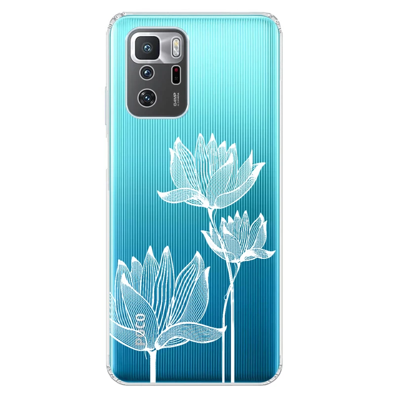 کاور مگافون طرح گل مدل C47-W مناسب برای گوشی موبایل شیائومی Poco X3 GT