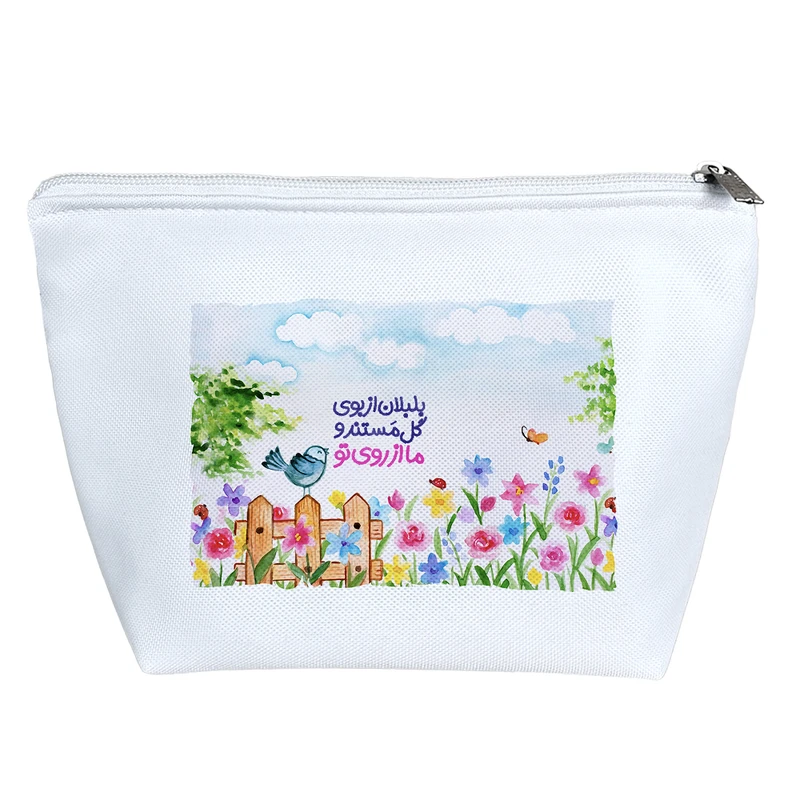کیف لوازم آرایش دخترانه خندالو مدل بلبلان از بوی گل مستند و من از روی تو کد 168
