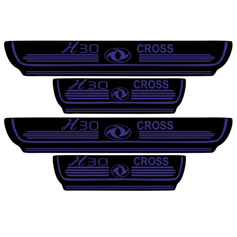   برچسب بدنه خودرو اسپرت غدیر مدل CH BL YA59 A129 مناسب برای H30 کراس  بسته 4 عددی