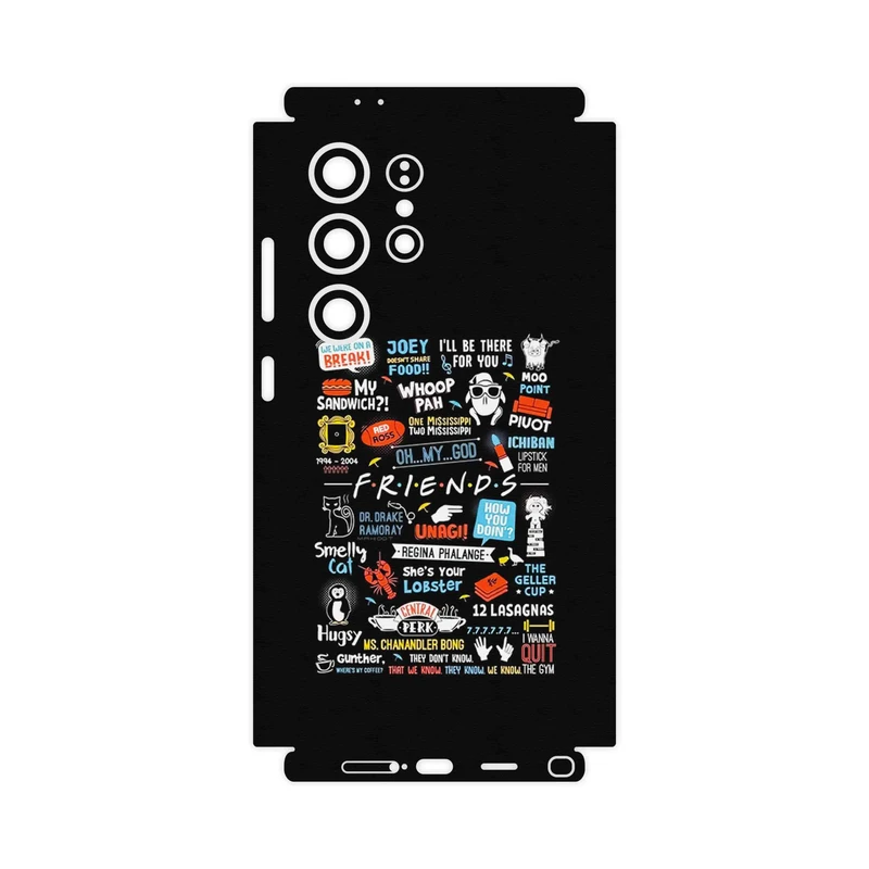 برچسب پوششی ماهوت مدل Friends 2-FullSkin مناسب برای گوشی موبایل سامسونگ Galaxy S24 Ultra