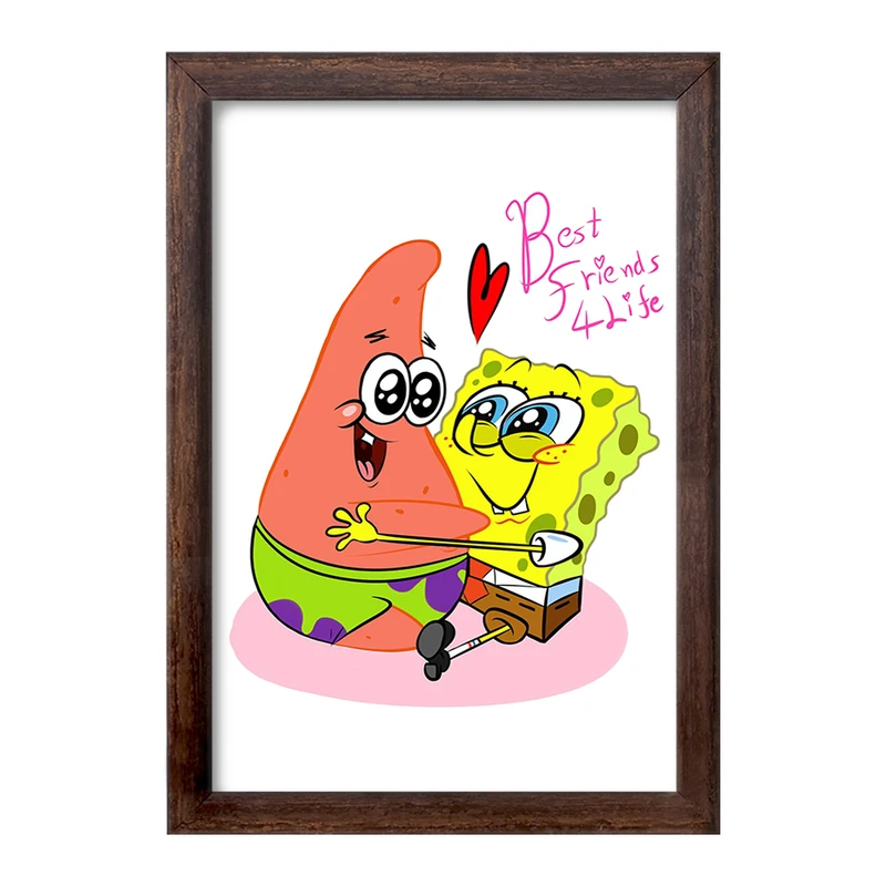 تابلو خندالو طرح  باب اسفنجی و پاتریک کد 24715