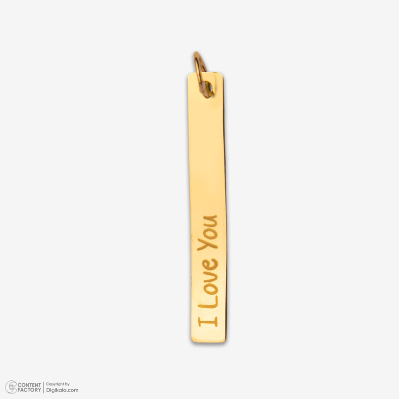 آویز گردنبند طلا 18 عیار زنانه مایا ماهک طرح مستطیل کد MM2164