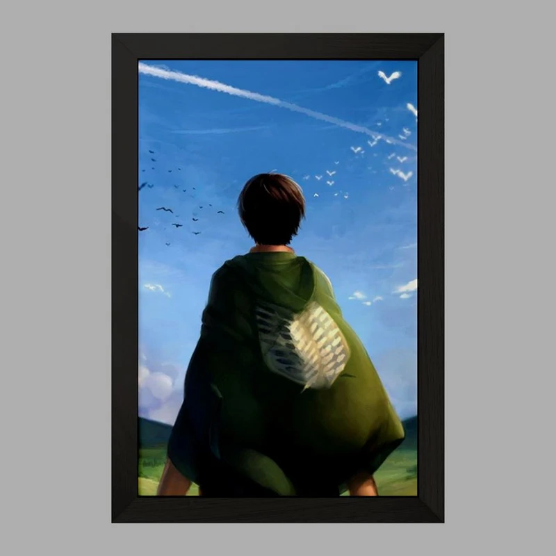 تابلو خندالو مدل ارن یگر انیمه اتک آن تایتان Attack on Titan  کد 11040