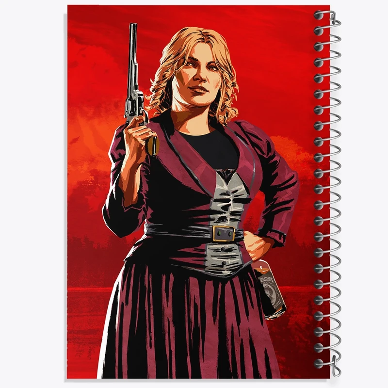 دفتر مشق 100 برگ خندالو طرح بازی رد دد (Read dead) کد F739