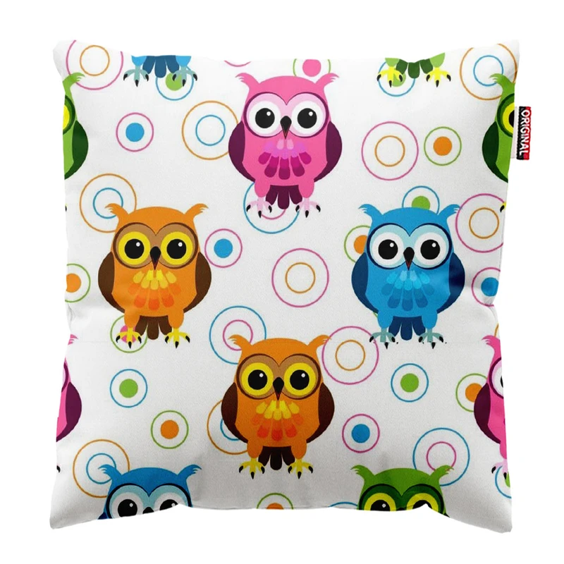  کوسن پاد آفرین طرح کارتونی بچگانه کد 2012 سایز 30*30 سانتی متر