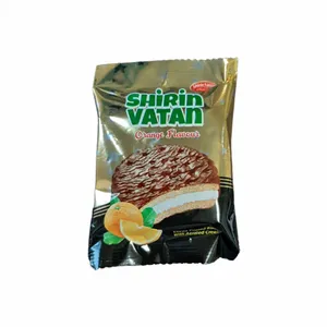 بیسکویت روکش دار پرتقالی شیرین وطن 35 گرم- بسته 48 عددی