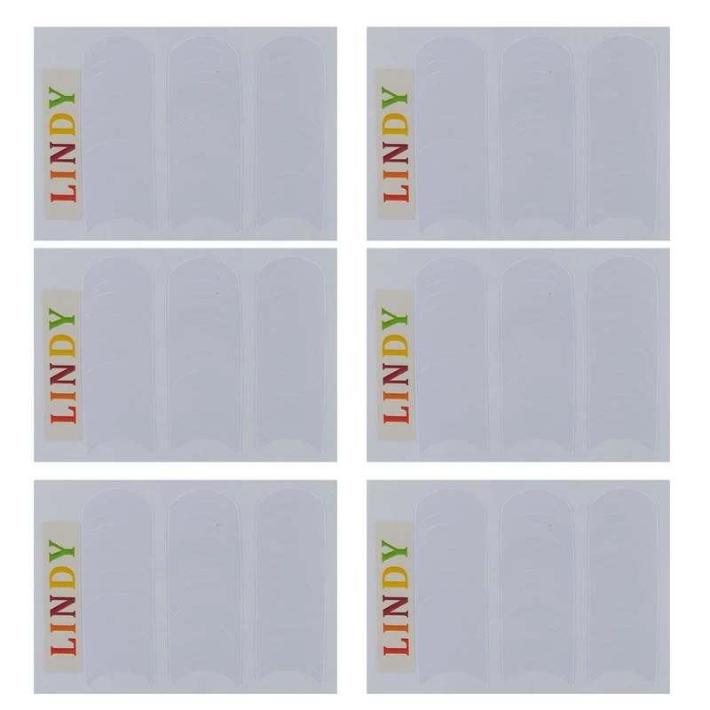 برچسب فرنچ ناخن لیندی مدل pro-22 مجموعه 6 عددی