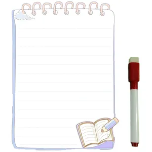 تخته وایت برد کد 5 سایز 20x15 سانتی متر به همراه ماژیک