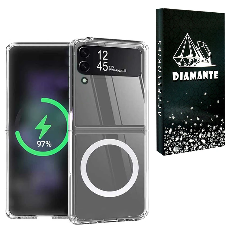 کاور دیامانته مدل Mac_safe Bk مناسب برای گوشی موبایل سامسونگ Galaxy Z Flip 4