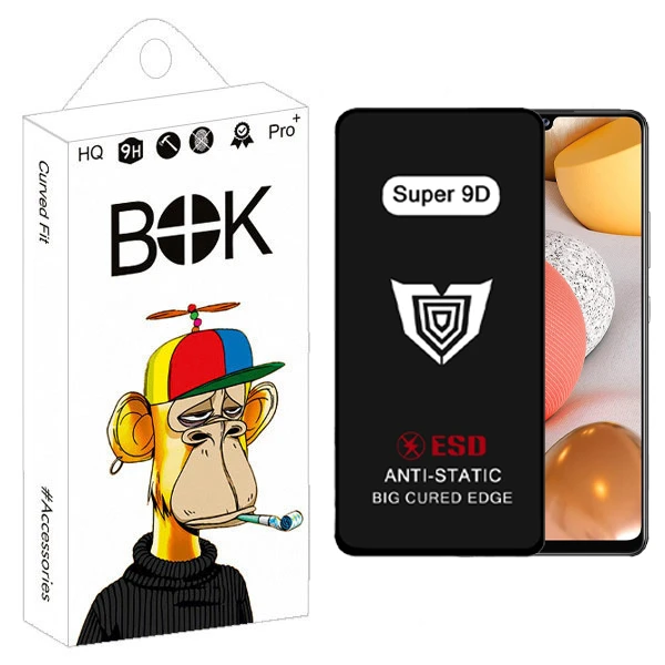 محافظ صفحه نمایش بوک مدل Super 9D مناسب برای گوشی موبایل سامسونگ Galaxy A70 / A70s / A42 / A32 5G / M42