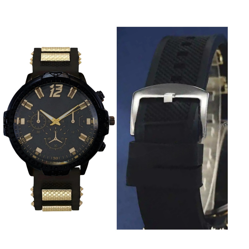 ساعت مچی عقربه‌ای مردانه کوارتز مدل کلاسیک تک موتوره بند پیو کد 3