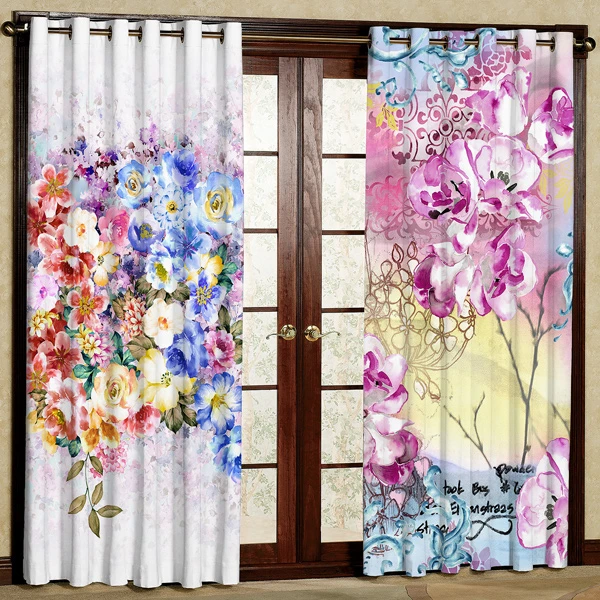 پرده مدل مخمل پانچی کد 6380 سایز 280x140 سانتی متر