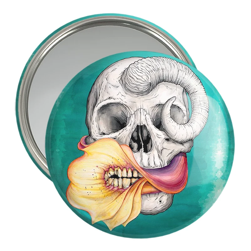 آینه جیبی خندالو مدل اسکلت Skleton  کد 1146