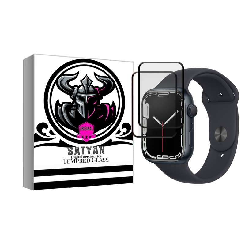   محافظ صفحه نمایش ساتیان گلس مدل PMMA مناسب برای اپل واچ Watch 42 mm Series 5 Aluminum بسته دوعددی