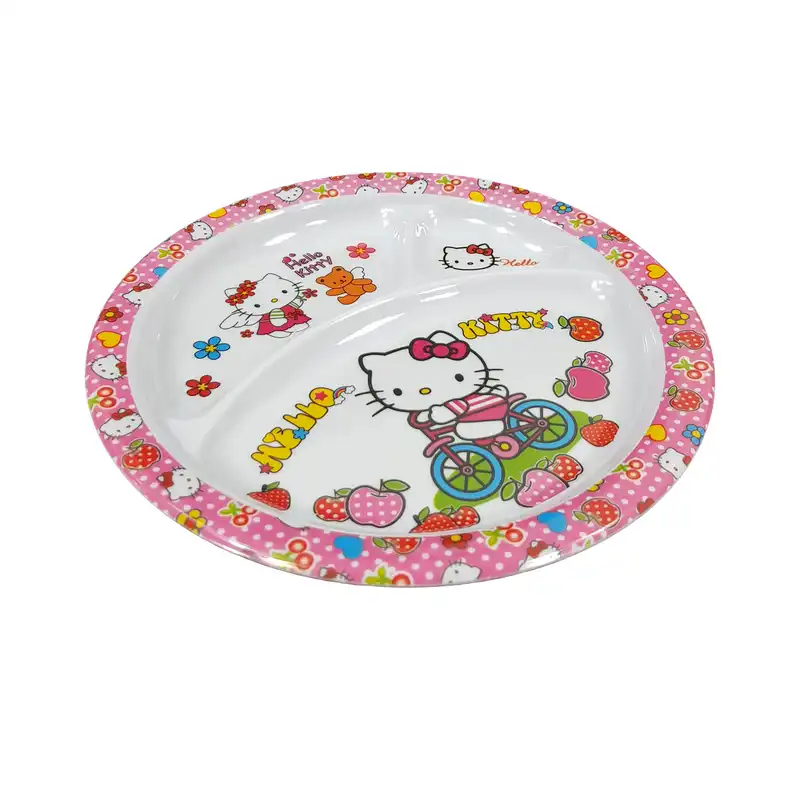 بشقاب غذای کودک مدل کیتی کد 33