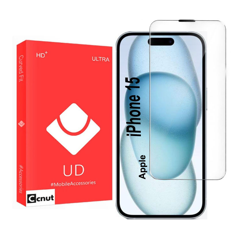 محافظ صفحه نمایش کوکونات مدل MUVA-UDR مناسب برای گوشی موبایل اپل iPhone 15