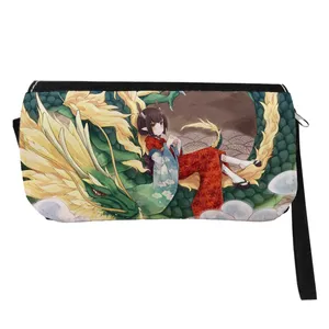 جامدادی طرح دختر انیمه ای و اژدها کد wj19