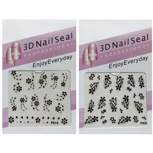 استیکر طراحی ناخن مدل P016-P026 کد RKH_1571 مجموعه 2 عددی