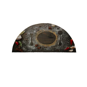 پادری مدل نیم دایره طرح آشپزخانه کد 8539 سایز 90×45 سانتی متر
