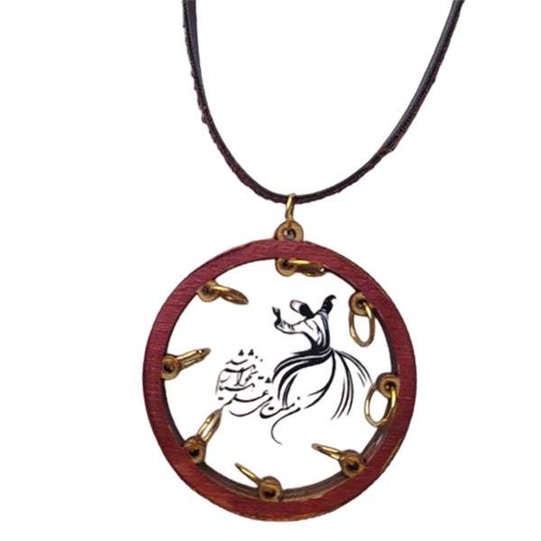 گردنبند زنانه مدل گره ای طرح ساز دف کد NC025 گردنبند زنانه مدل گره ای طرح ساز دف کد NC025