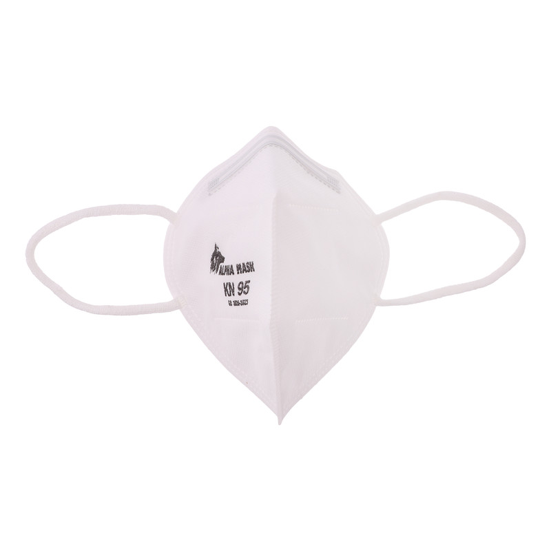 ماسک تنفسی آلفا ماسک شش لایه کد KN95 بسته 15 عددی