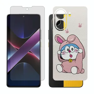 Glass Together model matte screen protector suitable for Xiaomi Poco X7 Pro mobile phone with back cover sticker