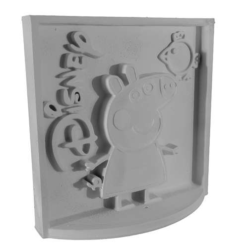 بوم نقاشی سه بعدی مدل پپا پیگ سایز 8x8 سانتی متر