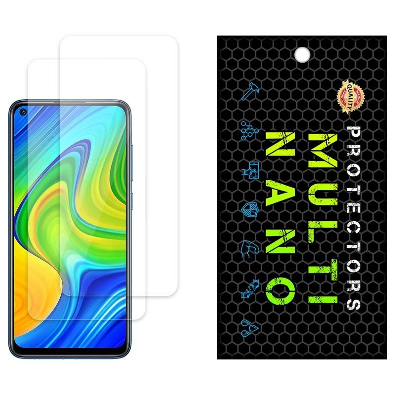 محافظ صفحه نمایش شفاف مولتی نانو مدل X-S2N مناسب برای گوشی موبایل شیائومی Redmi 10X 4G بسته دو عددی