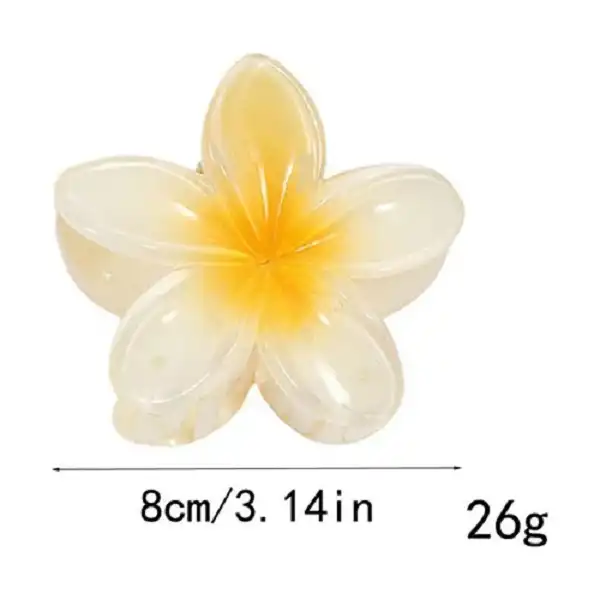 کلیپس مو زنانه مدل گل پلومریا سیران کد np17