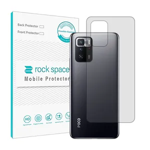 Transparent Rockspace HyGEL phone back protector suitable for Xiaomi Poco X3 GT mobile phone