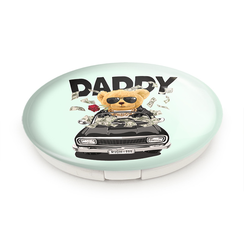 آینه جیبی خندالو طرح تدی Teddy مدل تاشو کد 26172