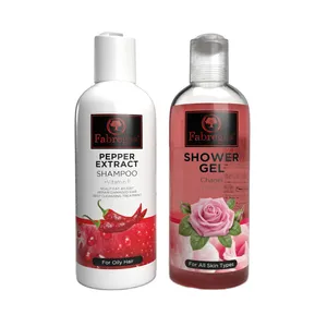 شامپو مو فابریگاس مدل Pepper حجم 400 میلی لیتر به همراه ژل شستشو بدن فابریگاس مدل Chanel حجم 400 میلی لیتر