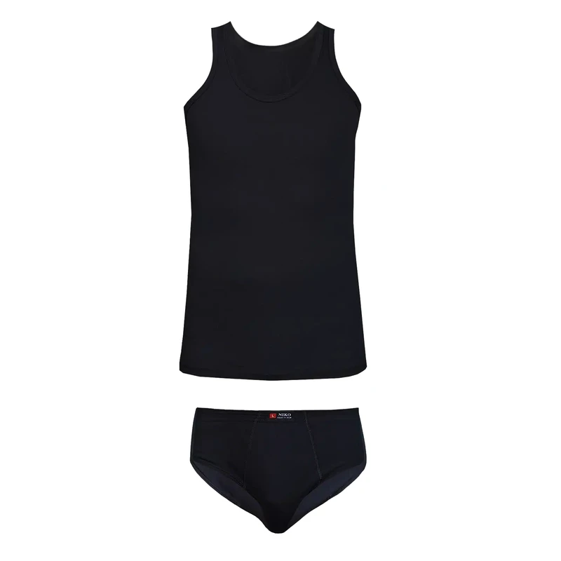 ست شورت و زیرپوش مردانه نیکو مدل 255