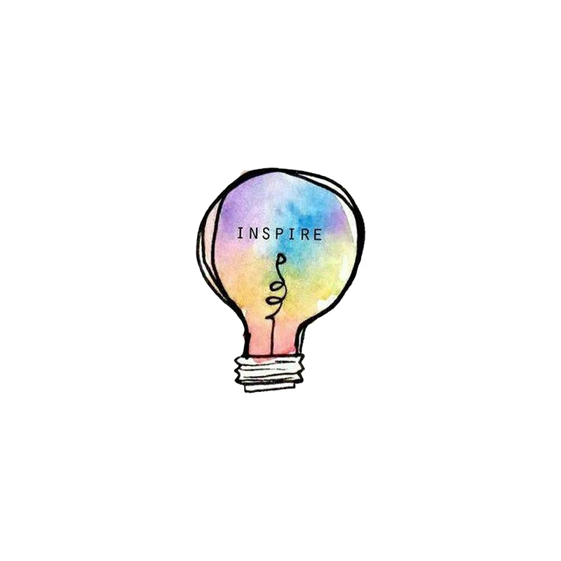 استیکر تزئینی موبایل و تبلت لولو مدل لامپ الهامات کد 45